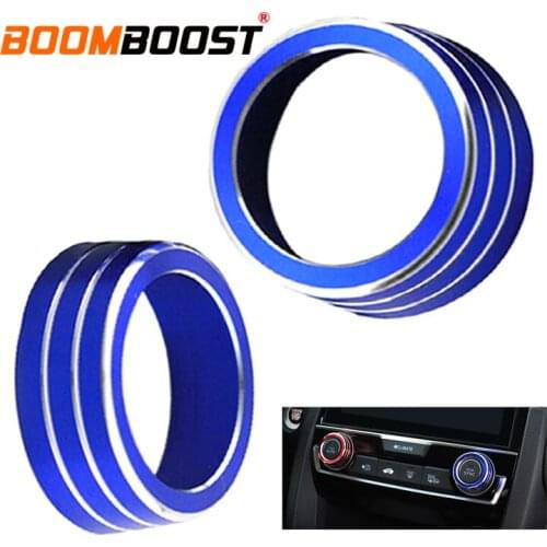 Hot sale car styling Air Conditioning heat control Switch knob AC Knob For Honda Civic 2016-2017 ten generation 2pcs/set