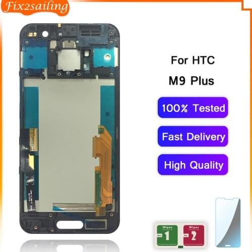 FIX2SAILING For HTC ONE M9 Plus LCD Display Touch Screen Digitizer Sensor Assembly with Frame for HTC M9+ M9pw 5.2 inch
