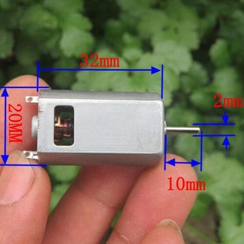 1PC DC Dotor 180 Carbon Brush Large Torque High Intensity Magnetic 3V 14000RPM 4.5V 21000RPM 6V 27800RPM With Heat Emission Hole
