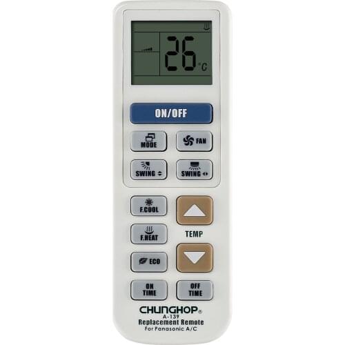 Air Conditioner Universal Replacement Remote Control For Panasonic A/C Conditioning Controller Chunghop A-139