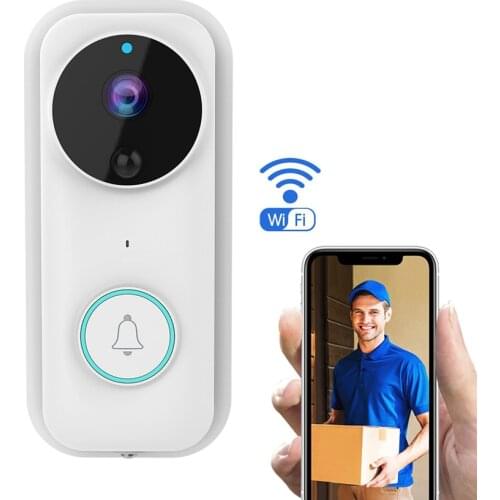 1080P HD WIFI Doorbell Video Door Intercom Wireless Smart Home IP Door Bell Camera Security Alarm Two-way Intercom PIR Night Vis