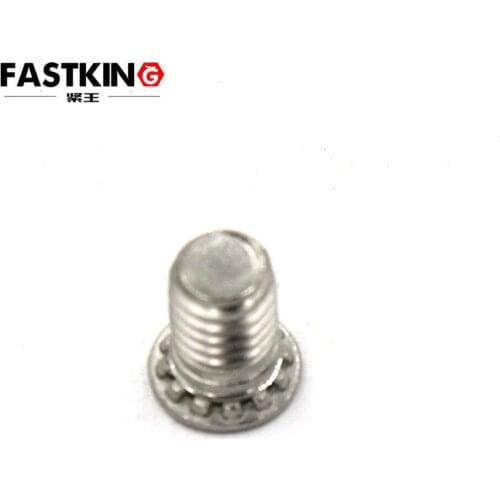 50Pcs FHS M3 M4 M6 304 Stainless Steel Riveting Screw Riveting Screw Pressing Plate Screw