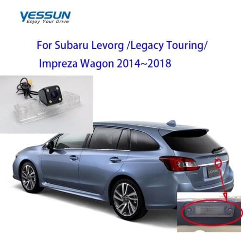 Yessun License plate camera For subaru Levorg Legacy Touring Impreza Wagon 2014~2018 Car Rear View camera For Impreza