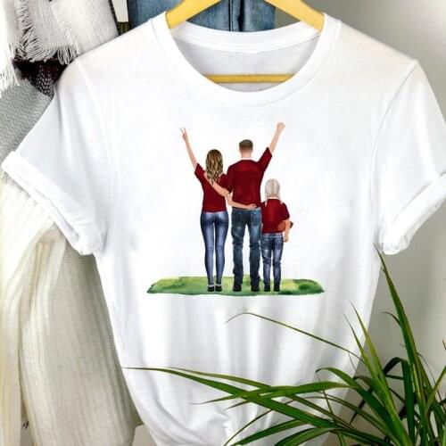 Women Clothes Sweet Love 2021 Family Mama Mom Mother 90s Cartoon Print Mujer Camisetas Tshirt Female Tee Top Graphic T-shirt