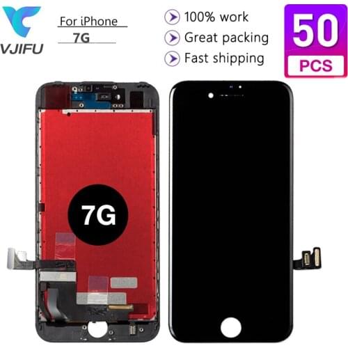 50 pcs Grade AAA+++ LCD For iPhone 7 Display With 3D Touch Digitizer Assembly A1660,A1778,A1779,A1780,A1853,A1866 Free Shipping