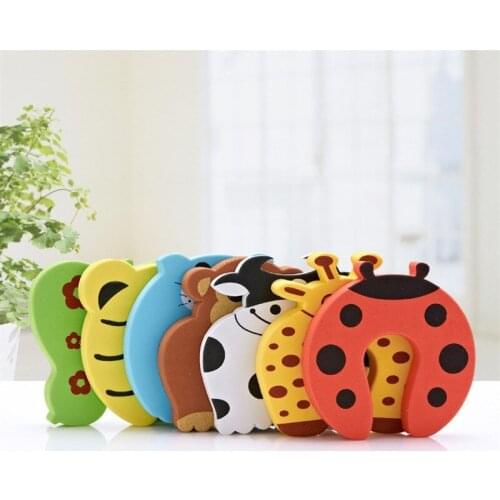 1pcs Multiple Style Door Stops Doorknob Wall Protection Children Door Holder Shockproof Door Crash Pad Children Finger Protecter