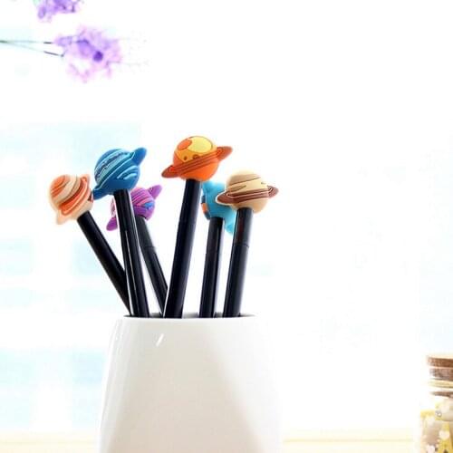 10pcs Wholesale Fantastic Galaxy Starry Sky Planet Gel Pen Student Stationery School Office Supply Kids Gift