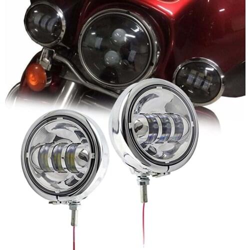 4.5 inch Housing Bracket Mounting Ring Bucket for 4.5 inch Auxiliary Spot Fog Passing Light Electra Glide