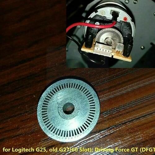 60 Slot Steering Wheel Optical Encoder for Logitech Driving Old G25 Slot) GT Force G27(60 Racing Car (DFGT) Game M9X2