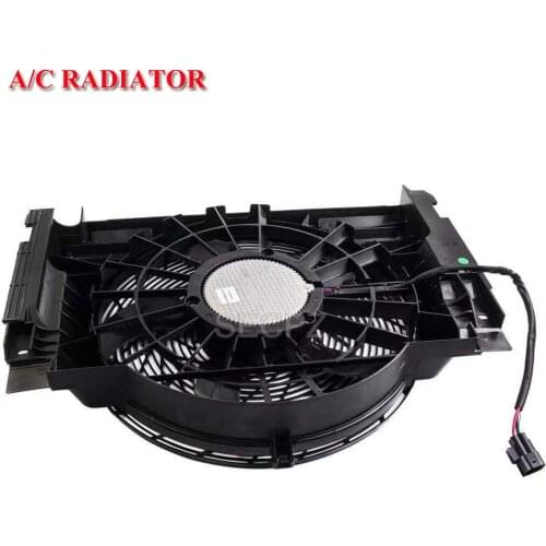 64546921381 A/C Radiator Condenser Cooling Pusher Fan 5 Blade FOR BMW X5 00-06