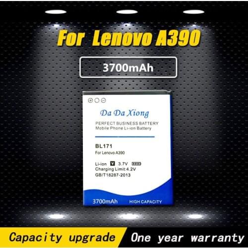 New 3700mAh Mobile Phone Li-ion BL171 Battery for Lenovo A356 A376 A368 A319 A390 A390T A370E A500 A60 A65