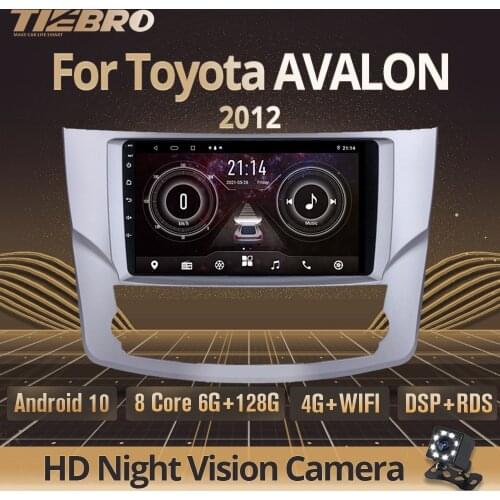 TIEBRO 2DIN Android10 Car Radio For Toyota AVALON 2012 Stereo Receiver GPS Navigation Bluetooth Player Car Multimedia Player IGO