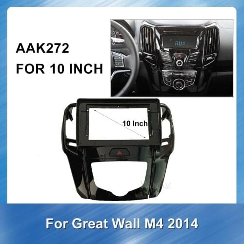 Car Stereo Receiver Fascia Frame Dash Panel For GREAT WALL M4 2014 Car Radio Panel Mounting Dash Installation Frame Trim Kit