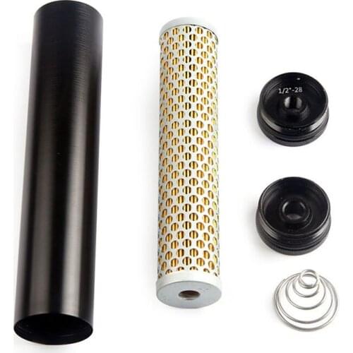 Car FUEL FILTER LOW PROFILE For 4003 24003 BILLET ALUMINUM FUEL FILTER 1/2-28 or 5/8-24