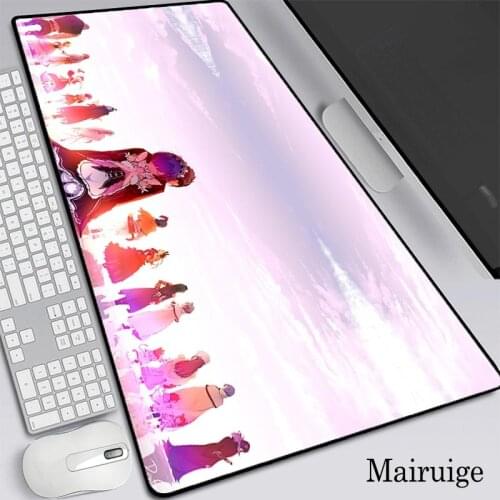 Zero -starting Life In Another World Anime RGB Large Gaming Mouse Pad LED Lighting Mousepad Computer Desk Mat Pad with Backlit