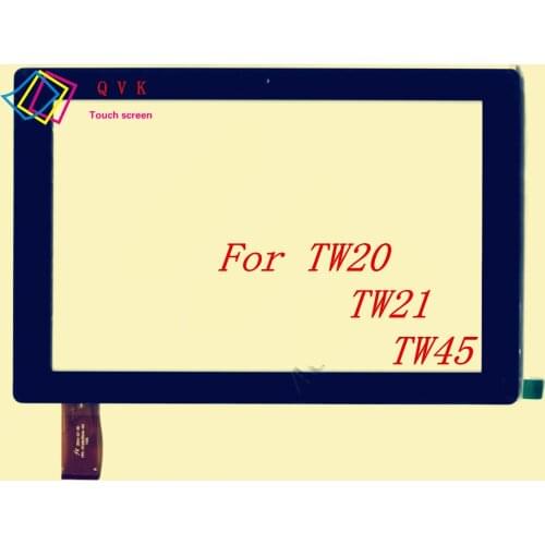 Black 10.1 Inch for iRbis TW20 TW21 TW45 tablet pc capacitive touch screen glass digitizer panel Free shipping