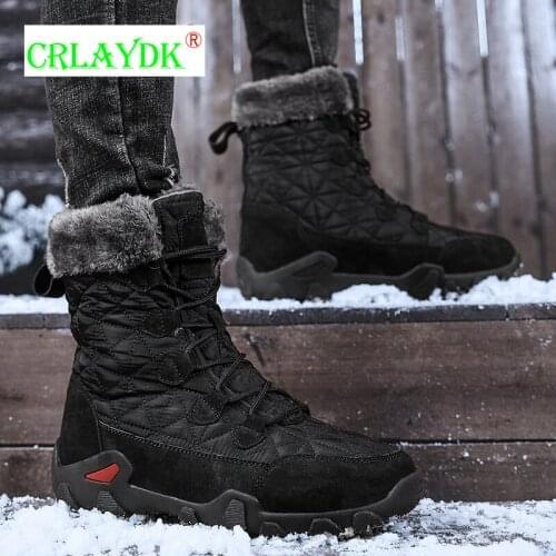 CRLAYDK Mens Winter Boots
