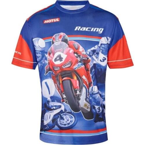 Moto gp Motocross Motorcycle Moto Racing GP MX off-road Bike T-Shirt for Honda Team Race Blue Jersey