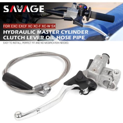 Hydraulic Master Cylinder Clutch Lever Oil Hose Pipe For 250 300 400 450 EXC EXCF XC XC-F XC-W SX SXF XCF-W 500 530 SX-F EXC-F