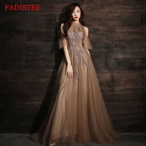 Robes New Style Lace Evening Dresses Robe De Soirée De Mariage Prom Party Dress Vestidos De Fiesta вечерние платья