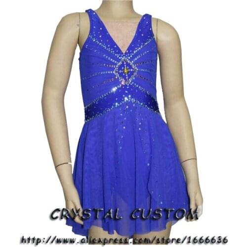 Custom Adult Figure Ice Skating Dresses With Spandex Graceful New Brand Figure Skating Dress For Competition DR2747