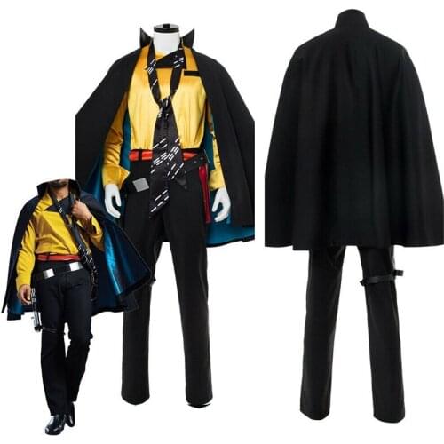 CosDaddy Captain Lando Calrissian Cosplay Costume Uniform Men Costume Outift Full Set