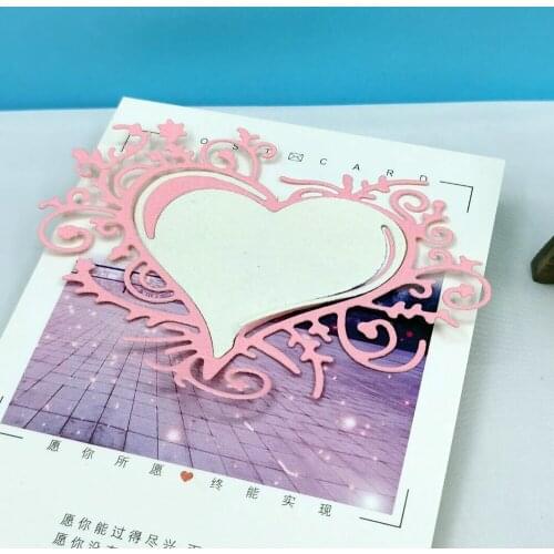Love Greeting Card Metal Cutting Dies for DIY Scrapbooking Album Cardmaking Decorative Embossing Making Paper Craft Knife Mold