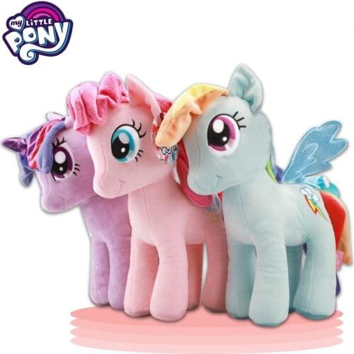 My Little Pony Cute Plush Toy Pacifying Doll Kids Birthday Gifts Girls Lovely Inclined Shoulder Bag Toys for Children Unicorns