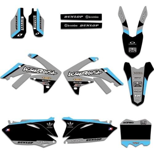 Graphic Decals Sticker Kit 3M Deco Dekor For Honda CRF250 CRF250R 2010-2013 CRF450 CRF450R 2009-2012