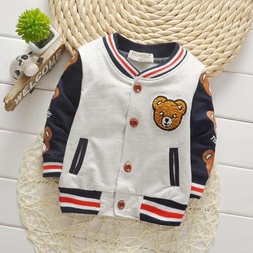 NEW Children Girls Clothes Kids Baseball Infant Sweatershirt Toddler Fashion Brand Jacket Spring Autumn Baby Outwear Boys Coat
