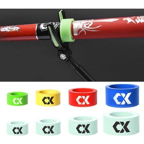 Fishing Rod Anti-skid Ring Fishing Rod Silicone Rod Stop Ring Finger Ring Fishing Rod Outdoor Fishing Gear Accessories
