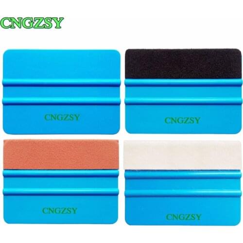Wool Squeegee Car Sticker Wrapping Suede Scraper With Cloth PP Felt Glass Clean Auto Decal Applicator Vinyl Tint Tools Kit K72
