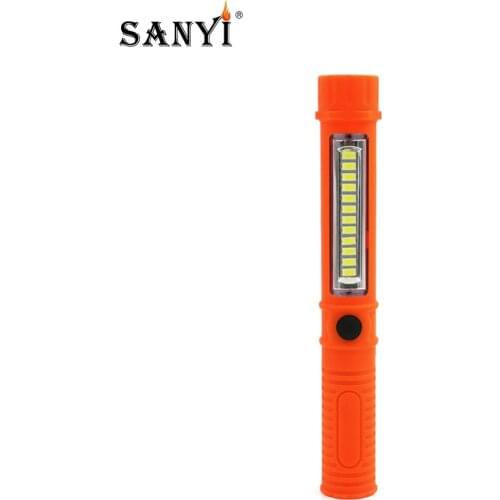 LED Night Light Flashlight LED Torch Lantern Work Light 13 Portable LED Lights Camping Bicycle Lamp With Built-in Magnet Clip