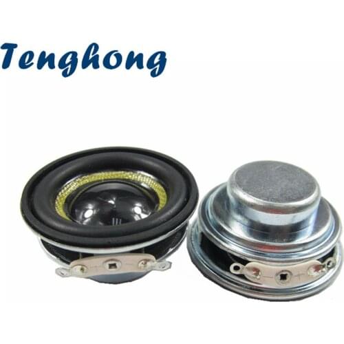 Tenghong 2pcs 4Ohm 8Ohm 3W Full Range Speaker 40MM Waterproof Bluetooth Speaker 1.5 Inch Fiberglass Outdoor Loudspeaker Unit DIY