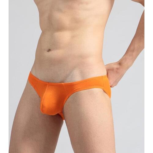 New Mens Ice Silk Briefs Fashion Printed Elastic Men Slips Sexy Underwear Breathable Mens Bikini Ropa Interior Hombre Cueca