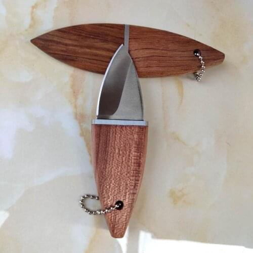 High Quality Mini Fixed knives 5Cr15MoV outdoor tactical tool cold Stainless Steel Drop Point Blade Kydex Sheath