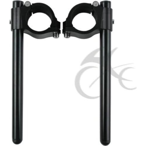 Motorcycle Black Handle Bar Clip On handlebar For Yamaha YZF-R1 1998-2011 & YZF750R 1994-1997