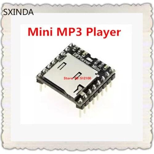 10PCS Mini MP3 Player Module TF Card U Disk Mini MP3 Player Voice Module Board DF Play Wholesale