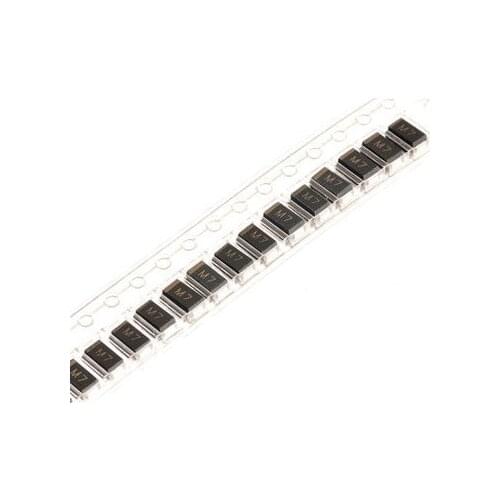 100PCS M7 1N4007 IN4007 1A 1000V SMA DO-214AC rectifier diode