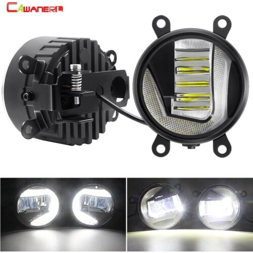 2in1 Fog Light Assembly Car Right + Left LED Fog Lamp Daytime Running Light 12V For Jeep Cherokee Renegade Compass