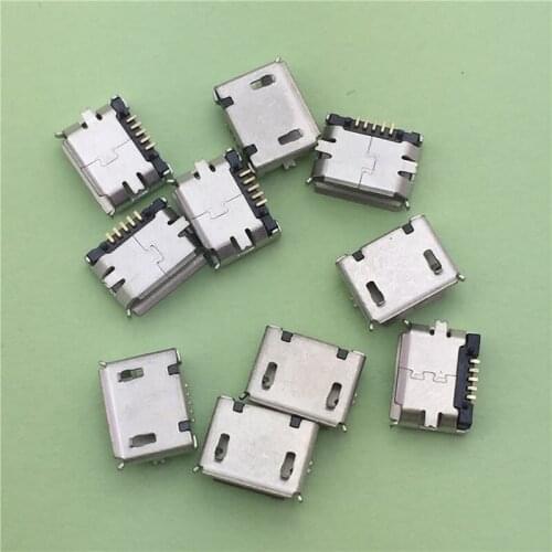 20pcs/lot Micro USB Type B Female 5Pin SMT Socket Jack Connector Port PCB Board Charging