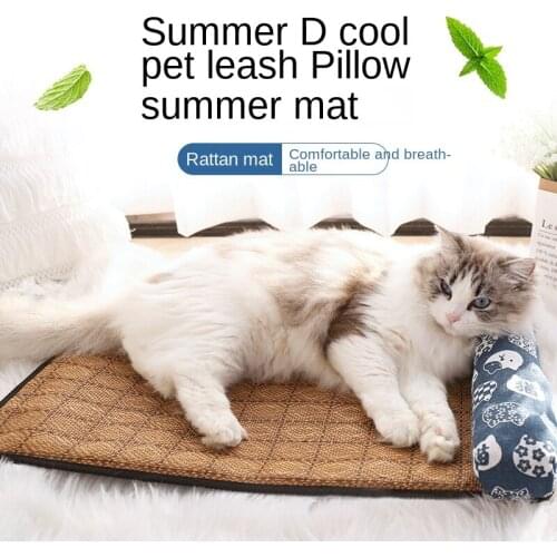 2021 Summer Pet Mat Dog Mat Cooling Cat Mat Cat Litter Ice Mat Cold Feeling Dog Mat Pillow Puppy Chin Mat Pet Products