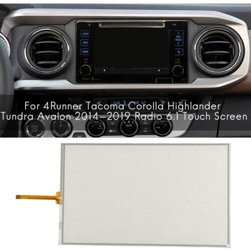 6.1 Inch Press Screen Panel Glass Digitizer for TOYOTA 4Runner Tacoma Corolla - 2014-19 Radio Navigation 6.1inch
