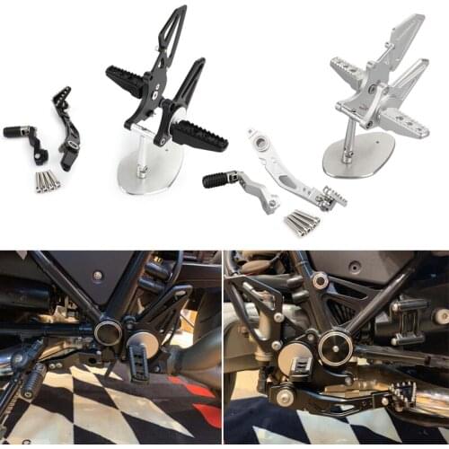 Areyourshop for BMW R Nine T R9T 2014 2015 2016 2017 2018 Adjustable CNC Rider Rear Set Rearsets Footrest Foot Rest Pegs