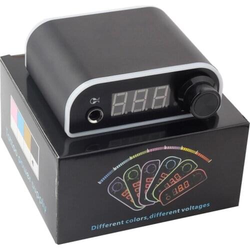 Professional Tattoo Power Supply for Rotary Gun-Tattoos Cord Pedal Tattoo Tools Supplies