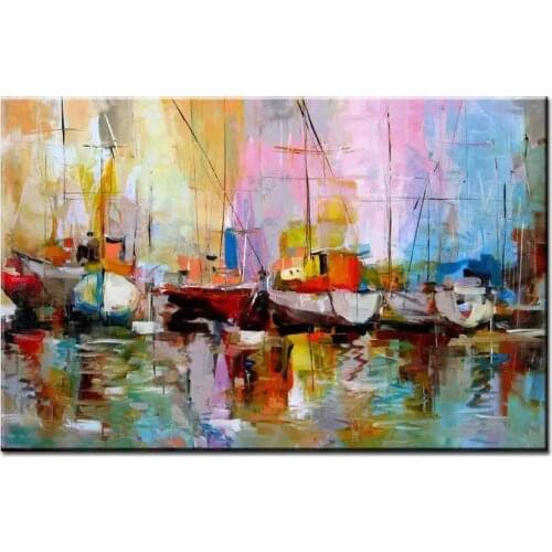 Large painting Hand Painted landscape Oil Paintings On Canvas Art Modern Wall Pictures For Living Room wall art Home Decoration