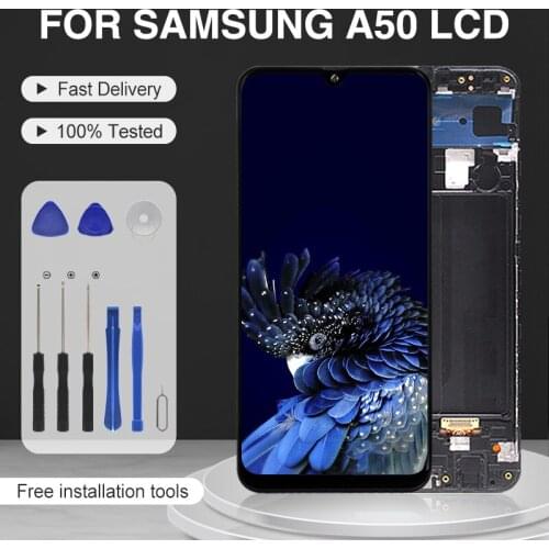 Catteny A505 Display For Samsung Galaxy A50 LCD Display With Touch Panel Digitizer Assembly A505F A505FD Screen Free Shipping