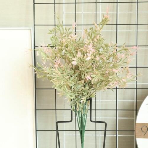 Home office decor DIY Artificial Water grass rose fake plastic plant flower for wedding family party decor Potted plant