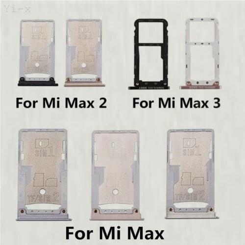 SIM Card Tray Slot Holder Adapters For Xiaomi Max 2 3 Max2 Max3 Replacement Parts