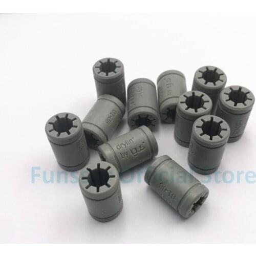 Funssor 12pcs Plastic LM8UU 8 mm Linear Ball Bearing For DIY 3D Printer& cnc machine Same As RJ4JP-01-08 Anet Bearing